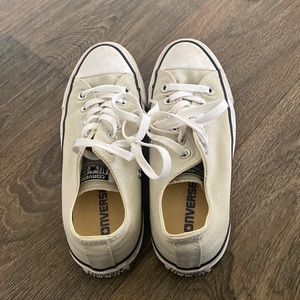 Converse tan sneakers size 6.5 Womens